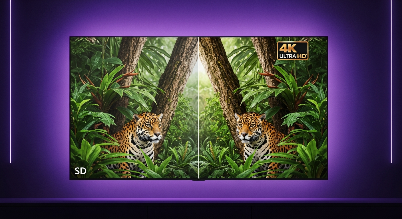 Comparaison qualité IPTV Premium 4K vs streaming standard